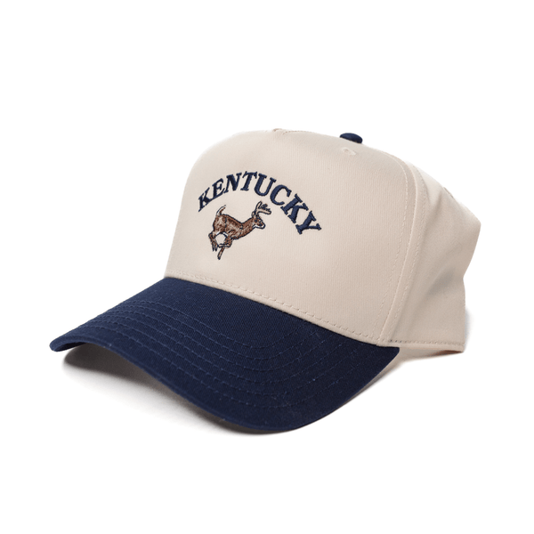 New Frontier - Kentucky Buck Hat (Navy/Off white) - Bawston & Tucker - 