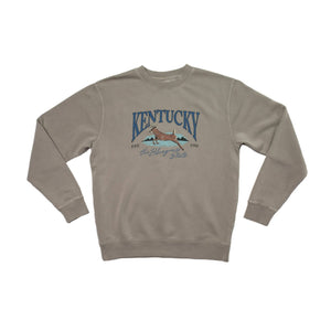 New Frontier - Kentucky Crewneck (Fog) - Bawston & Tucker - 