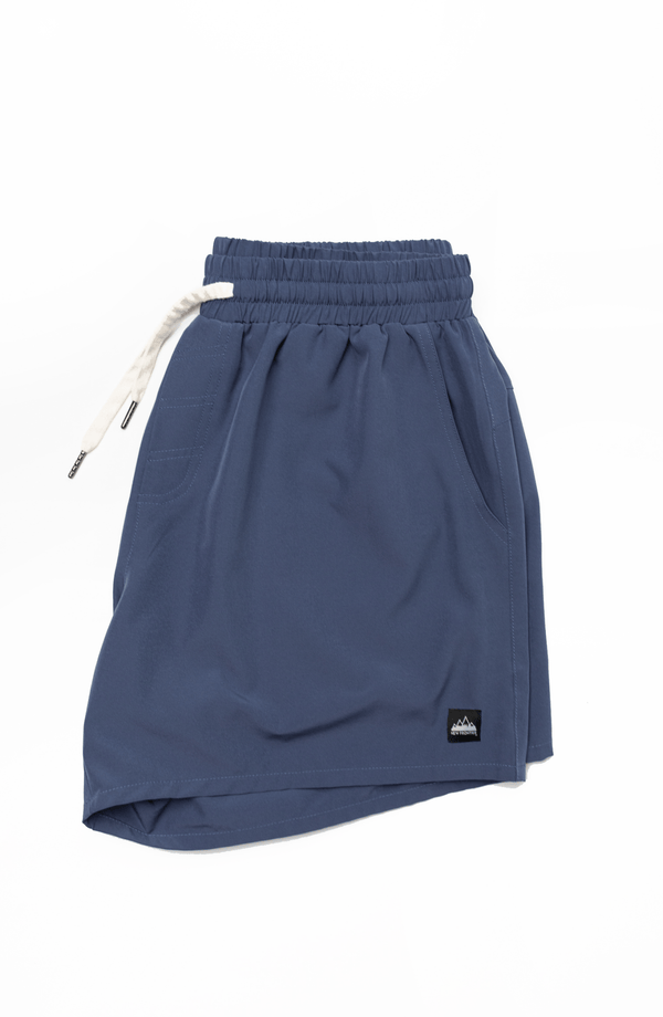 New Frontier - Men’s All Day 5" Short (Slate) - Bawston & Tucker - 