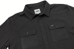 New Frontier - Men's Flex Flannel (Coal) - Bawston & Tucker - 