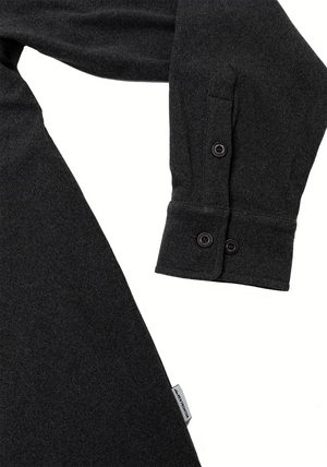 New Frontier - Men's Flex Flannel (Coal) - Bawston & Tucker - 