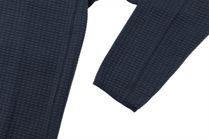 New Frontier - Men's Waffle 1/4 Zip Pullover (Navy) - Bawston & Tucker -