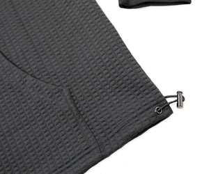 New Frontier - Men's Waffle Tech Hoodie (Carbon) - Bawston & Tucker - 