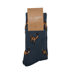 New Frontier - NF Deer Socks - Bawston & Tucker - 