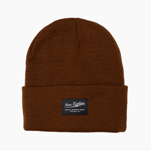 New Frontier - Workwear Beanie (Chocolate) - Bawston & Tucker - 