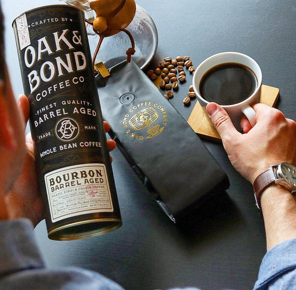 Oak and Bond Coffee Co. - Bourbon Barrel Aged Coffee - Bawston & Tucker - 