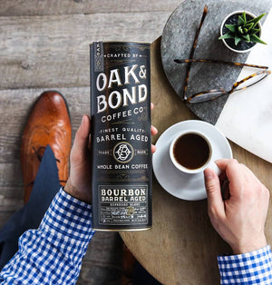 Oak and Bond Coffee Co. - Espresso Bourbon Barrel Aged Coffee - Bawston & Tucker - 