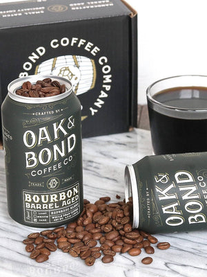 Oak and Bond Coffee Co. - Scotch Whisky and Espresso Bourbon Barrel Aged Coffee Box - Bawston & Tucker - 