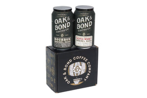 Oak and Bond Coffee Co. - Scotch Whisky and Espresso Bourbon Barrel Aged Coffee Box - Bawston & Tucker - 