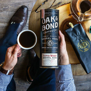 Oak and Bond Coffee Co. - Scotch Whisky Barrel Aged Coffee - Bawston & Tucker - 