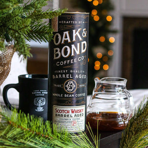 Oak and Bond Coffee Co. - Scotch Whisky Barrel Aged Coffee - Bawston & Tucker - 