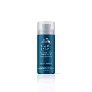 Oars + Alps - Calming & Cooling Men's Aftershave Balm, Aloe, Chamomile - Bawston & Tucker - 