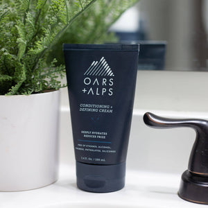 Oars + Alps - Conditioning & Defining Men's Hair Styling Cream - Bawston & Tucker - 