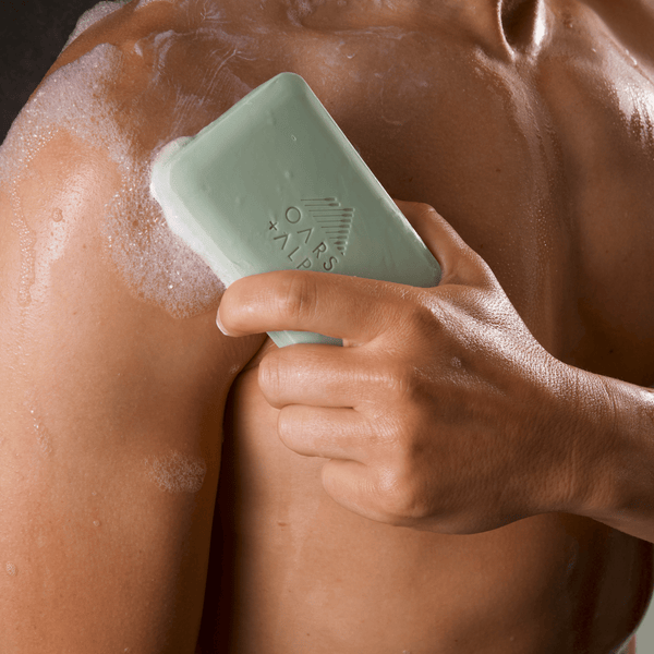 Oars + Alps - Epsom Salt Men's Bar Soap, Post Gym Recovery - Bawston & Tucker - 