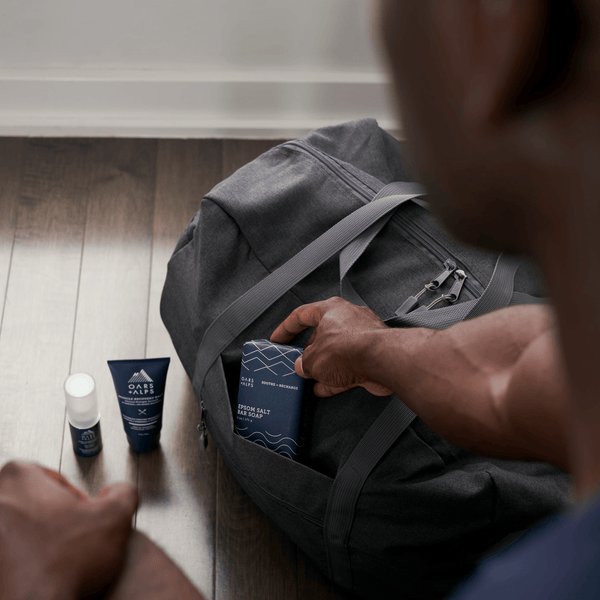 Oars + Alps - Epsom Salt Men's Bar Soap, Post Gym Recovery - Bawston & Tucker - 
