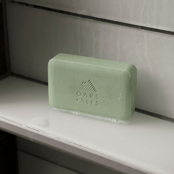 Oars + Alps - Epsom Salt Men's Bar Soap, Post Gym Recovery - Bawston & Tucker - 