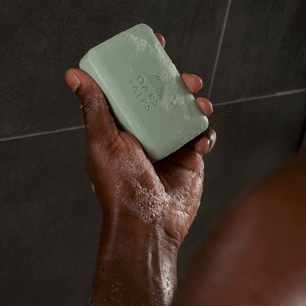Oars + Alps - Epsom Salt Men's Bar Soap, Post Gym Recovery - Bawston & Tucker - 