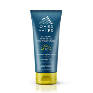 Oars + Alps - Everyday Anti-Aging Men's Face Moisturizer w/ SPF 37, Vegan - Bawston & Tucker -