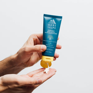 Oars + Alps - Everyday Anti-Aging Men's Face Moisturizer w/ SPF 37, Vegan - Bawston & Tucker -