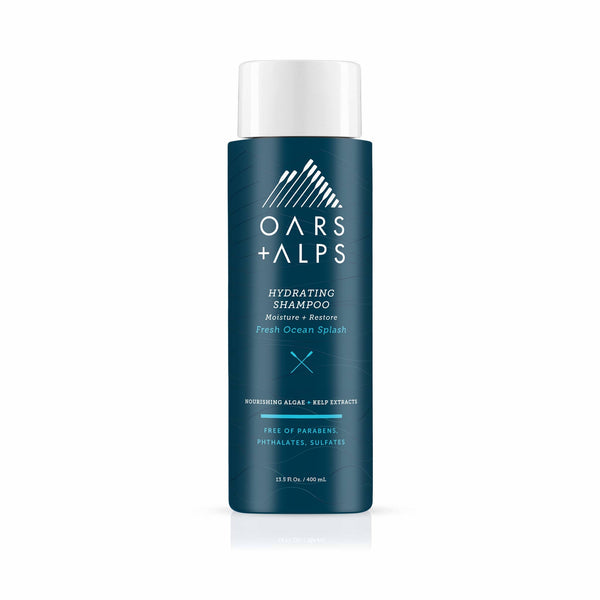 Oars + Alps - Hydrating Men's Shampoo: Sulfate Free, with Kelp & Algae - Bawston & Tucker - 