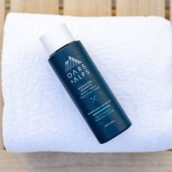 Oars + Alps - Hydrating Men's Shampoo: Sulfate Free, with Kelp & Algae - Bawston & Tucker - 