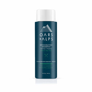 Oars + Alps - Invigorating Men's Shampoo: Sulfate Free, with Tea Tree - Bawston & Tucker - 