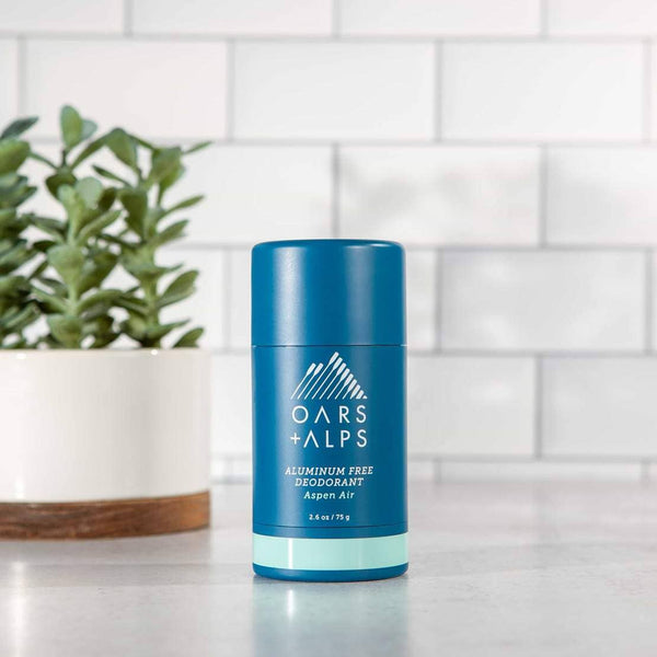 Oars + Alps - Men’s Aluminum Free Deodorant, Clean + Clear - Aspen Air - Bawston & Tucker - 