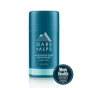 Oars + Alps - Men’s Aluminum Free Deodorant, Clean + Clear - Aspen Air - Bawston & Tucker - 