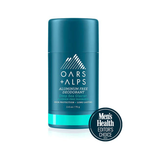 Oars + Alps - Men’s Aluminum Free Deodorant, Clear, Deep Sea Glacier - Bawston & Tucker - 
