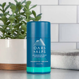 Oars + Alps - Men’s Aluminum Free Deodorant, Clear, Deep Sea Glacier - Bawston & Tucker - 