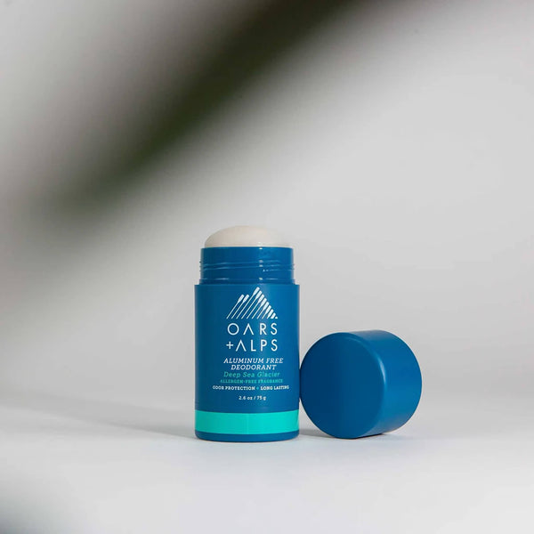 Oars + Alps - Men’s Aluminum Free Deodorant, Clear, Deep Sea Glacier - Bawston & Tucker - 