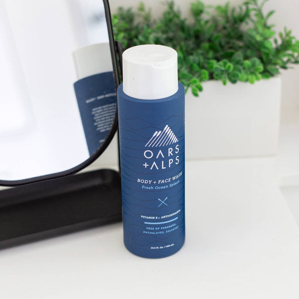 Oars + Alps - Men's Body Wash, Fresh Ocean Splash, Locker Room - Bawston & Tucker - 
