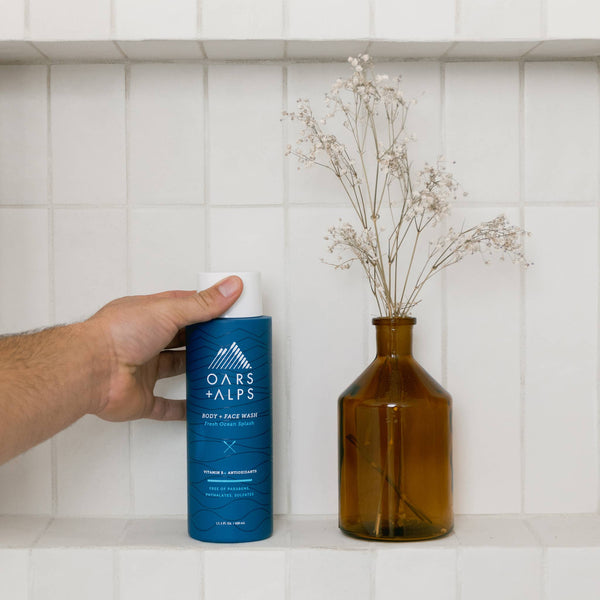 Oars + Alps - Men's Body Wash, Fresh Ocean Splash, Locker Room - Bawston & Tucker - 