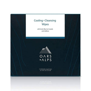 Oars + Alps - Men's Cooling + Cleansing Wipes Exfoliate, Caffeine Post Gym - Bawston & Tucker - 
