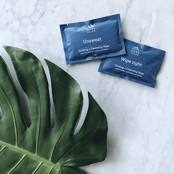 Oars + Alps - Men's Cooling + Cleansing Wipes Exfoliate, Caffeine Post Gym - Bawston & Tucker - 