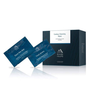 Oars + Alps - Men's Cooling + Cleansing Wipes Exfoliate, Caffeine Post Gym - Bawston & Tucker - 