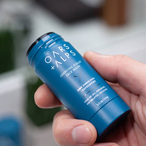 Oars + Alps - Men’s Exfoliating Charcoal Face Wash, Activated Charcoal - Bawston & Tucker - 