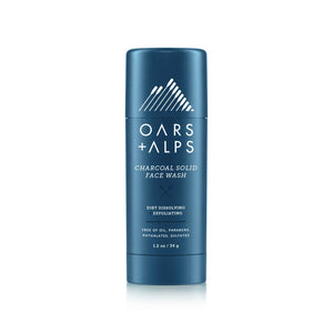 Oars + Alps - Men’s Exfoliating Charcoal Face Wash, Activated Charcoal - Bawston & Tucker - 