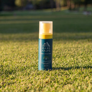 Oars + Alps - Men's Face + Scalp Mist with SPF 35, Lightweight Sunscreen - Bawston & Tucker -