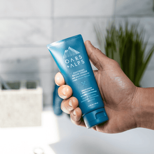 Oars + Alps - Soothing Men's Shave Cream, with Vitamin E and Coconut Oil - Bawston & Tucker - 