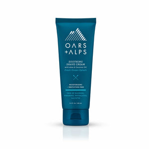 Oars + Alps - Soothing Men's Shave Cream, with Vitamin E and Coconut Oil - Bawston & Tucker - 