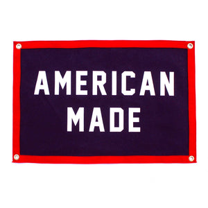 Oxford Pennant - American Made Camp Flag - Bawston & Tucker - 