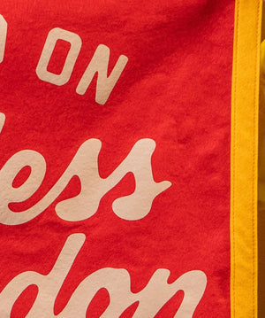 Oxford Pennant - On And On Reckless Abandon Camp Flag • blink-182 x Oxford Pennant - Bawston & Tucker -
