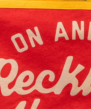 Oxford Pennant - On And On Reckless Abandon Camp Flag • blink-182 x Oxford Pennant - Bawston & Tucker -