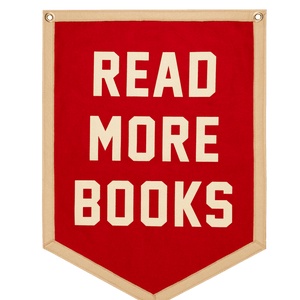 Oxford Pennant - Read More Books Camp Flag - Bawston & Tucker - 