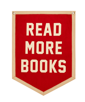 Oxford Pennant - Read More Books Camp Flag - Bawston & Tucker - 