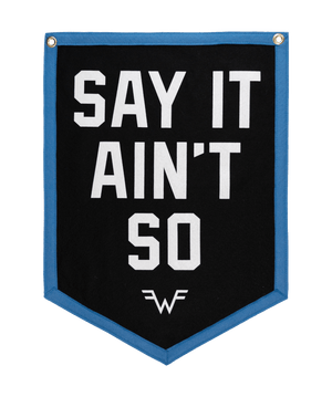 Oxford Pennant - Say It Ain't So Camp Flag • Weezer x Oxford Pennant - Bawston & Tucker -