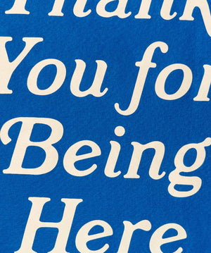 Oxford Pennant - Thank You For Being Here Camp Flag - Bawston & Tucker - 
