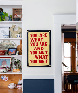 Oxford Pennant - You Are What You Are Camp Flag • John Prine x Oxford Pennant - Bawston & Tucker -