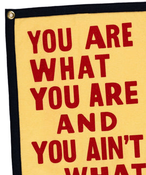 Oxford Pennant - You Are What You Are Camp Flag • John Prine x Oxford Pennant - Bawston & Tucker -
